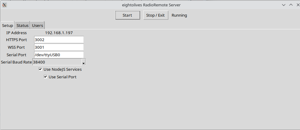 Server GUI
