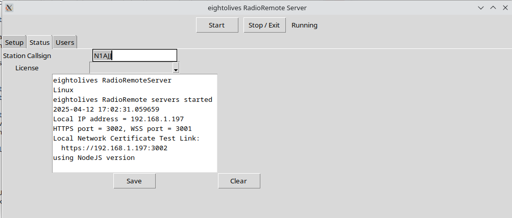 Server GUI